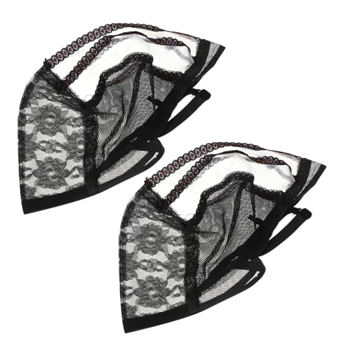 LOLIPPYY 2 Stück Atmungsaktive Lace Wig Caps Dehnbares Haarnetz für Perücken Leichte Verstellbare Netzhaube für Sicheres und Komfortables Haarfixieren Geeignet für Damen und Profis von LOLIPPYY