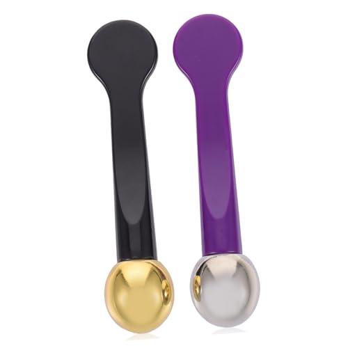 LOLIPPYY 2 Stück Augencreme löffel Praktischer Augencreme applikator aus Leichtem Material Handlich Tragbar und Hygienisch für Präzises Auftragen und Sanfte Augenmassage bei Hautpflege von LOLIPPYY