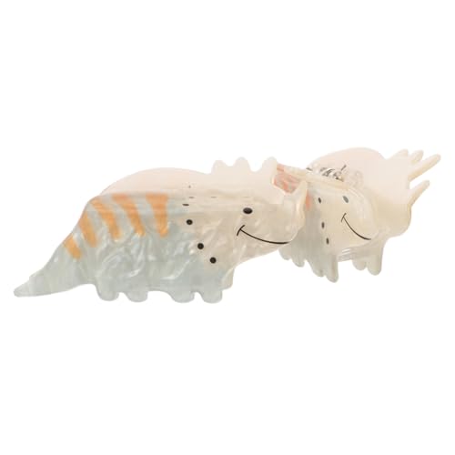 LOLIPPYY 2 Stück Dinosaurier Haarspangen aus Acryl Niedliche Dino-klammern in -khaki und -blau Rutschfeste Haarclips für Frauen und Mädchen Praktisch für Büro Freizeit und Reisen von LOLIPPYY