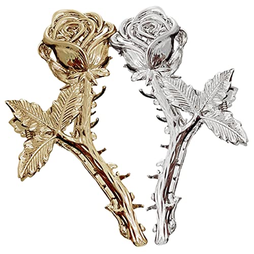 LOLIPPYY 2 Stück Haarklammern Design Große Haarklammer für Damen Robuste Haarklammer für Dickes und Eleganter Haarschmuck für Hochzeit Party und Alltag Schmerzfrei und Langlebig von LOLIPPYY