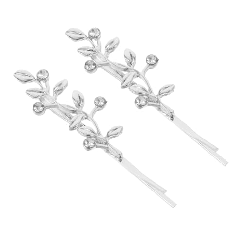 LOLIPPYY 2 Stück Haarklammern mit Funkelnden Strasssteinen Haarspangen Zweig Design für Damen Langlebiges Haarschmuck Accessoire für Hochzeit Party Alltag von LOLIPPYY