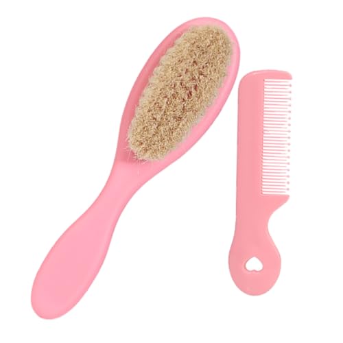 LOLIPPYY 2 Stück Junge Mädchen Weiche Kopfhautbürste Sanfte Reinigung und Massage Multifunktionale Haarbürste Milde Peeling Wirkung für Zuhause und Unterwegs Pinkes Kompaktes Modell von LOLIPPYY