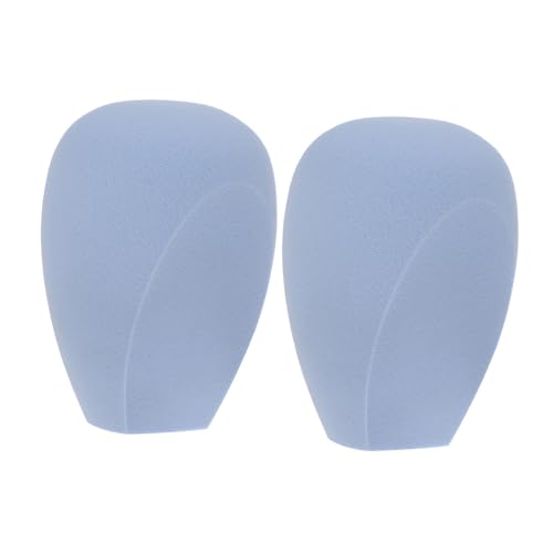 LOLIPPYY 2 Stück Make up Schwämme Weiche Beauty Sponges für Foundation Creme Puder Wiederverwendbar Hautfreundlich für Trockene und Nasse Anwendung für Mädchen und Sanfte Zufällige Farbe von LOLIPPYY