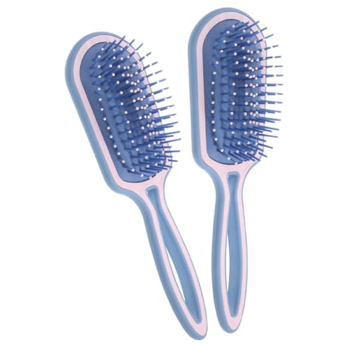LOLIPPYY 2 Stück Massierende Paddle haarbürste Ergonomisch Leichter Kamm für Frauen Vielseitig Entwirrend Schonend Geeignet für Haartypen Kompakt Tragbar in Blautönen LOLIPPYY 2 Stück Massierende Paddle haarbürste Ergonomisch Leichter Kamm für Frauen Vielseitig Entwirrend Schonend Geeignet für Haartypen Kompakt Tragbar in Blautönen von LOLIPPYY