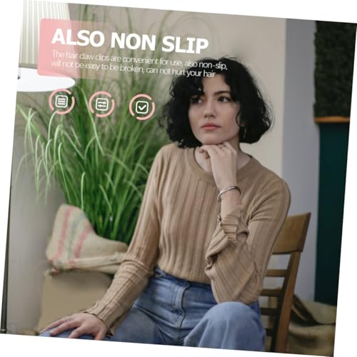 LOLIPPYY 2 Stück Schmetterling Haarklammern aus Robustem Material Fester Griff Rutschfeste Haarclips für Frauen Praktische Styling accessoires für Alltag und Pflege von LOLIPPYY