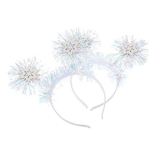 LOLIPPYY 2 Stück Stirnband kinderkleider kinderkleidung rollenspiel weinachtendecor weihnachtsgesch zartes Party-Haarband Kostüm Weihnachtskopfschmuck Performance-Haarreifen Eisen Blue von LOLIPPYY