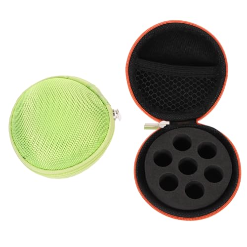 LOLIPPYY 2 Stück Teiliges Ätherische Öle Aufbewahrungsetui Fach Flaschen Organizer Stoßfeste Eva Tasche für Reise und Nagellack Tragbar Leicht mit Pufferung für Reisen und Alltag von LOLIPPYY