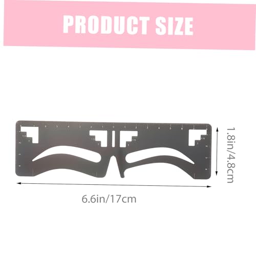 LOLIPPYY 2 Stück Teiliges Augenbrauen Schablonen aus Präzise Brow Guide Stencils für Symmetrisches Augenbrauen Shaping Geeignet für Damen und Mädchen Einfaches Makeup Tool zur Perfekten von LOLIPPYY