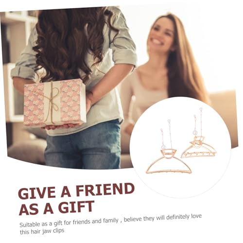 LOLIPPYY 2 Stück Teiliges Perlen haarspangen Quasten Modische Metall haarklammern Elegante Haarschmuck accessoires für Frauen und Mädchen Festhaltend und Schonend bei Partys und Hochzeiten von LOLIPPYY