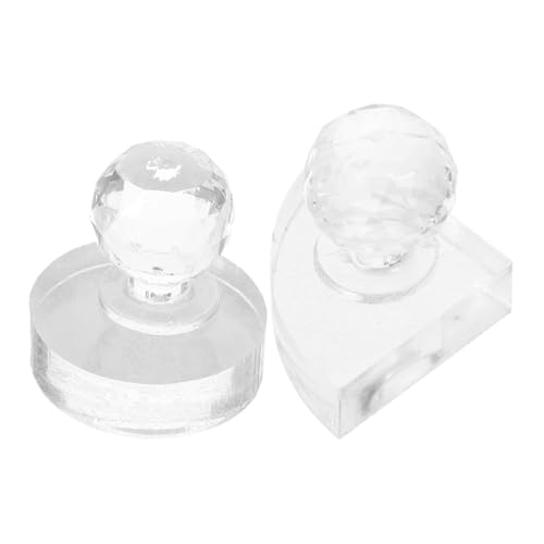 LOLIPPYY 2 Stück Teiliges Presswerkzeug Lidschatten und Puder Transparente Runde Pressstempel Vielseitig Einsetzbar zum Schnellen Reparieren und Verpressen Loser Make up puder von LOLIPPYY