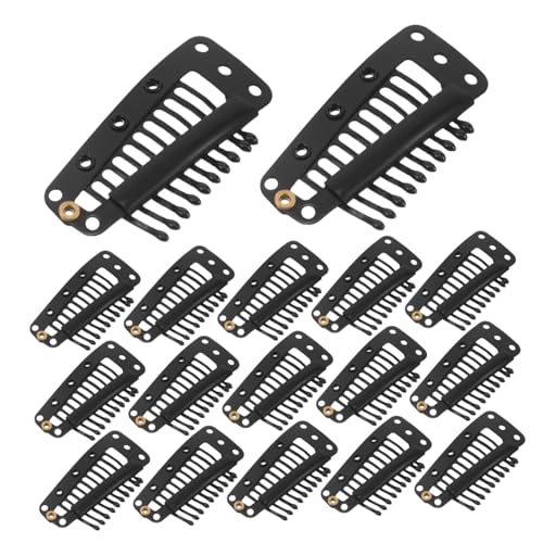 LOLIPPYY 20 Stück Perücken Haarverlängerungsclip Salon Haarclip Perückenwerkzeug Haarverlängerungshalter Perücken Befestigungsclip Mädchen Haar Accessoires Haarschneideclips Mädchen von LOLIPPYY