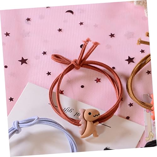 LOLIPPYY 20 Stück Teiliges Haargummis mit Niedlichem Dinosaurier design Elastische Haarkrawatten für Mädchen Rutschfeste Bunte Haarbänder für Alltag und Zufällige Farbe Zufällige Farbe von LOLIPPYY