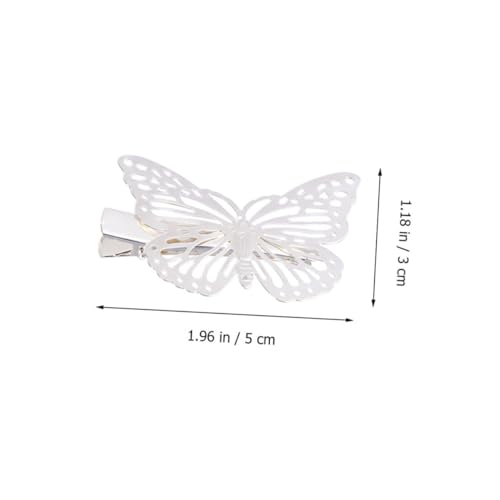 LOLIPPYY 20 Stück Teiliges Vintage Haarklammern Schmetterling Haarklammer Silberfarben Damen Haarschmuck Leicht Fest Haltend für Verschiedene Frisuren Geschenkidee für Frauen und Mädchen von LOLIPPYY