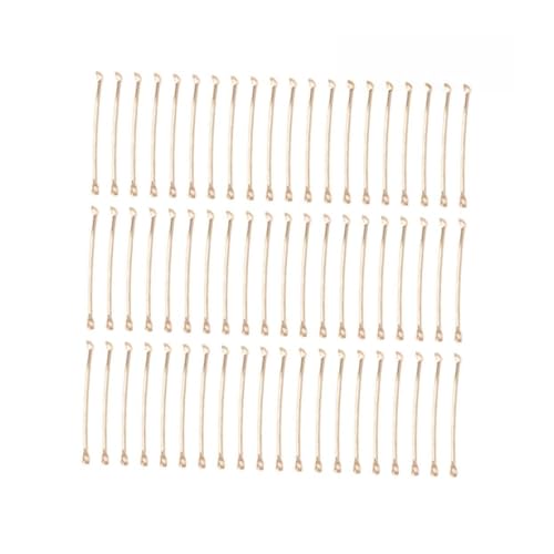 LOLIPPYY 200stücke Earring Connection Rods Goldfarbene Ohrring Zubehörteile Aus Robustem Für Kreatives Basteln Und Schmuckherstellung Für Frauen Und Handmade-projekte von LOLIPPYY