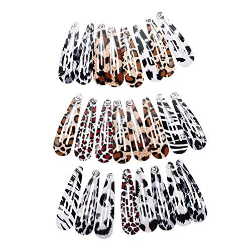LOLIPPYY 24 Stück Teiliges Damen Haarspangen Leopardmuster Haarklammern und Duckbill Clips aus Langlebigem Vielseitig Einsetzbar für Verschiedene Frisuren und Festes Halten bei Alltag und von LOLIPPYY