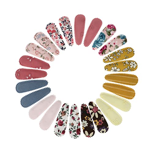 LOLIPPYY 24stücke Stoff Haarclips Dekorative Barrettes Mädchen Haarnadel Haar Zubehör von LOLIPPYY