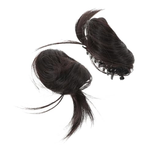 LOLIPPYY 2stücke Haarteil Dutt Haarklammer Für Frauen Voluminöse Locken-haarteile Weiche Und Bequeme Dutt-haarverlängerung Für Hochsteckfrisuren Und Besondere Anlässe von LOLIPPYY