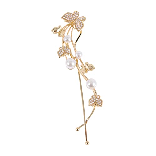 LOLIPPYY 2stücke Schmetterling Haarspange Mit Perlen Vintage Stil Für Frauen Mädchen Haar Styling Werkzeuge Glatte Oberfläche Sicher Und Langlebig von LOLIPPYY