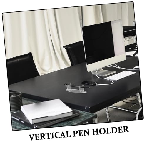 LOLIPPYY 2stücke Stifthalter-präsentationsständer Aus Acryl Vertikaler Bleistiftständer Organizer Für Schminktisch Und Schreibtisch Inklusive Pinsel-trockenständer Transparent von LOLIPPYY