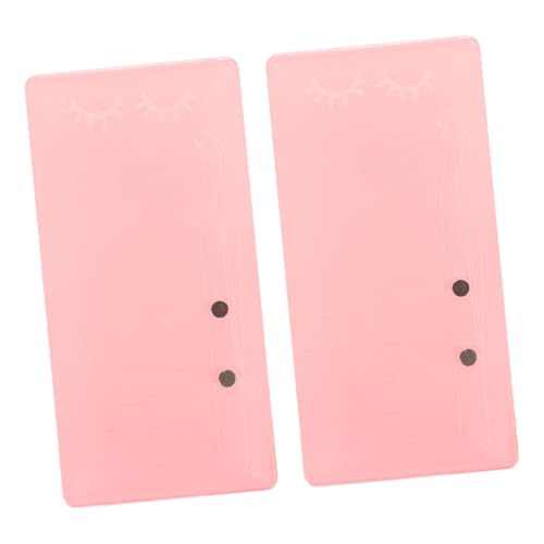 LOLIPPYY 2stücke Wimpernverlängerungsbrett Aus Acryl Mit Magnetfunktion Wimperndisplaytablett Und Organizer Für Wimpernwerkzeuge Transparentes Wimpernaufbaubrett Mit Stabilem von LOLIPPYY