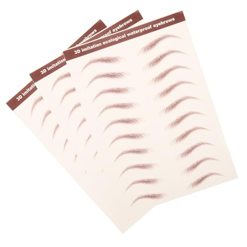 LOLIPPYY 3 Blätter Augenbrauen Aufkleber Wasserdichte Augenbrauen Transfer Sticker für Form Einfach Anzuwenden für LOLIPPYY 3 Blätter Augenbrauen Aufkleber Wasserdichte Augenbrauen Transfer Sticker für Form Einfach Anzuwenden für von LOLIPPYY