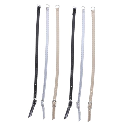 LOLIPPYY 3 Paare Verstellbare Damen Fußriemen aus Strapazierfähigem Kunstleder mit Schnallenverschluss Abnehmbare Rutsch Schuhriemen für Hohe Absätze für Lockere Schuhe und Sandalen LOLIPPYY 3 Paare Verstellbare Damen Fußriemen aus Strapazierfähigem Kunstleder mit Schnallenverschluss Abnehmbare Rutsch Schuhriemen für Hohe Absätze für Lockere Schuhe und Sandalen von LOLIPPYY