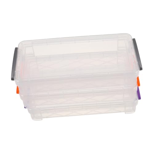 LOLIPPYY 3 Stück Teiliges Kunststoff Stiftebox Große Transparente Stiftbox mit Doppeltem Ohrverschluss Stapelbar für Künstler Schüler Bürobedarf Aufbewahrung Organizer LOLIPPYY 3 Stück Teiliges Kunststoff Stiftebox Große Transparente Stiftbox mit Doppeltem Ohrverschluss Stapelbar für Künstler Schüler Bürobedarf Aufbewahrung Organizer von LOLIPPYY