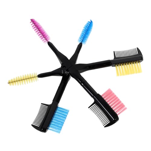 LOLIPPYY 3 Stück Werkzeug zur Augenbrauenpflege Lidschatten Eyeliner gebogen überbacken Augenbrauen färben augenbrauenbürste eyebrow brush Augenbrauenkamm mit Griff Augenbrauenkamm Werkzeug von LOLIPPYY