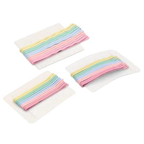 LOLIPPYY 30 Stück Teiliges Buntes Bobby Pin U Förmige Haarnadeln aus Robustem Metall Mattierte Haarklammern für Frauen und Mädchen Vielseitiger Haarschmuck für Alltag und Party von LOLIPPYY