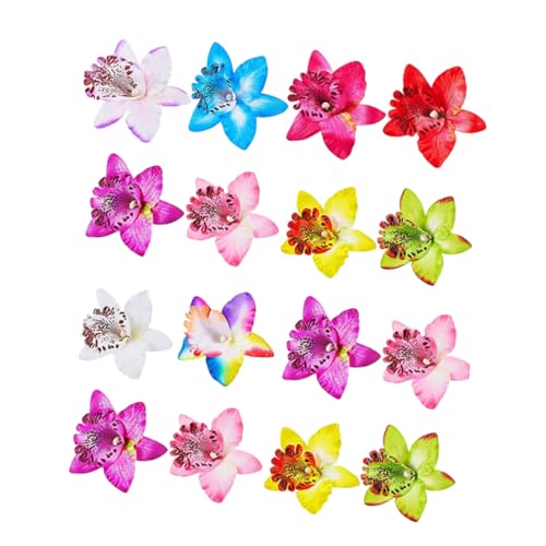 LOLIPPYY 30 Stück Teiliges Set Bunte Blumen Haarspangen Haarklammern für Damen Leichte Langlebige Haarschmuck Accessoires Geeignet für Braut Party Cosplay und Festliche Zufällige Farbe von LOLIPPYY