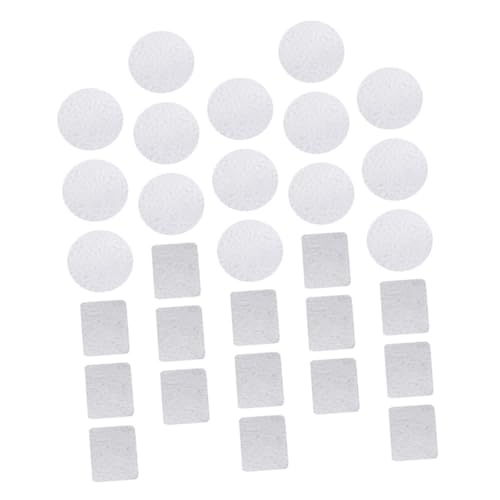 LOLIPPYY 30Stücke DIY Lidschattenpalette Teiliges Metallaufkleber für Personalisierte Make Up Paletten Runde und Quadratische Aufkleber Robust und Langlebig für Schminken von LOLIPPYY