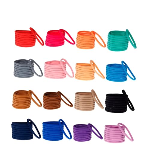 LOLIPPYY 36 Stück Teiliges Elastisches Nylon Haarband Nahtlose Leichte Haarring Accessoires für Frauen und Mädchen Vielseitig Einsetzbar Farblich Gemischt Angenehm Tragbar Langlebig und von LOLIPPYY