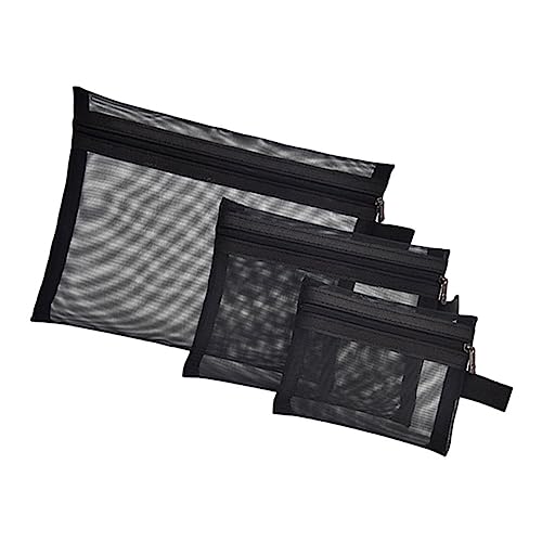 LOLIPPYY 3Stücke Teiliges Kosmetiktaschen aus Netz Multifunktionale Toilettenbeutel für Reisen Hochkapazität Organizer für Kosmetik und Toilettenartikel LOLIPPYY 3Stücke Teiliges Kosmetiktaschen aus Netz Multifunktionale Toilettenbeutel für Reisen Hochkapazität Organizer für Kosmetik und Toilettenartikel von LOLIPPYY
