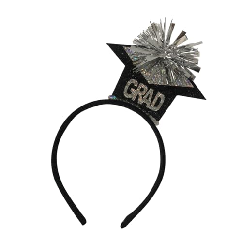 LOLIPPYY 3stücke Abschlussparty Kopfschmuck Stirnband Mini Hut Haarreif Graduierung Accessoires Festdekoration Haaraccessoires Kopfbedeckung Für Feier von LOLIPPYY