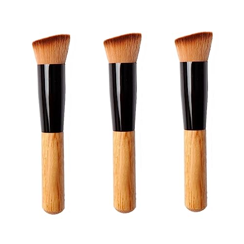 LOLIPPYY 3 Stück Make Up für Rouge Lidschatten und Puder Kosmetikpinsel für Modisches Make Up Werkzeug für Professionellen und Täglichen Gebrauch von LOLIPPYY
