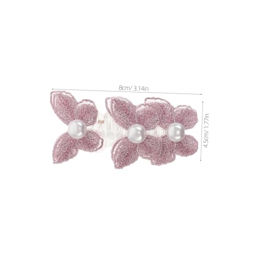 LOLIPPYY 4stücke Spiral-haargummi Mit Schmetterling Perle Und Spitze Bunte Telefonleitung Elastischer Pferdeschwanzhalter Dehnbare Haarbänder Für Frauen Und Mädchen von LOLIPPYY