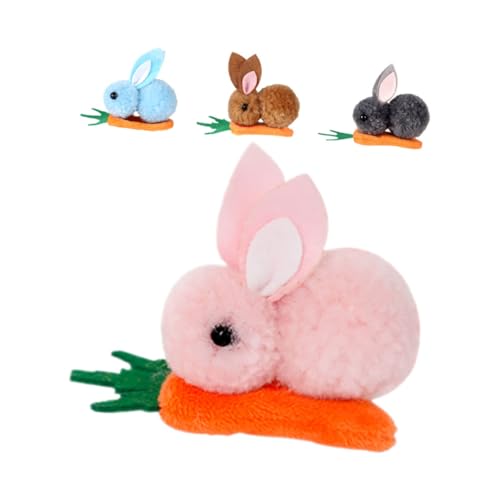 LOLIPPYY 4stücke Bunny Haarspangen Plüsch Hase Haarclips Für Ostern Und Festliche Anlässe Süße Haarschmuck-accessoires Für Damen von LOLIPPYY