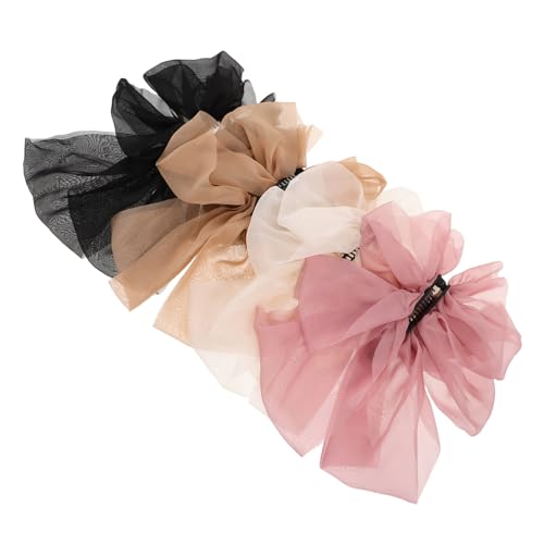 LOLIPPYY 4stücke Haaraccessoires Vintage Haarschleifen-bananenclips Für Damen Französische Design-haarspangen Für Stilvolle Hochsteckfrisuren Und Alltagsstyles LOLIPPYY 4stücke Haaraccessoires Vintage Haarschleifen-bananenclips Für Damen Französische Design-haarspangen Für Stilvolle Hochsteckfrisuren Und Alltagsstyles von LOLIPPYY