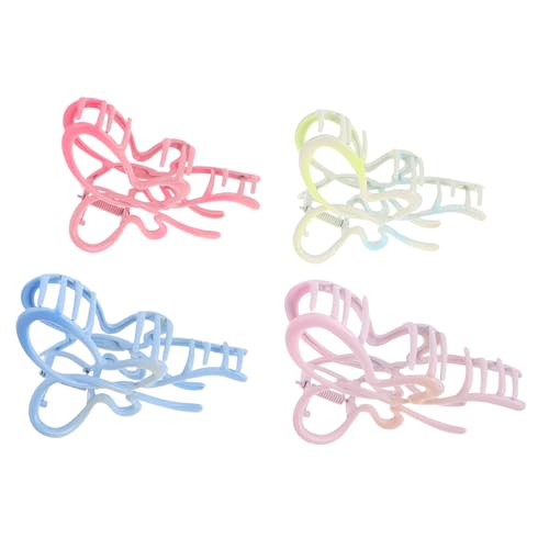 LOLIPPYY 4 Stück Teiliges Haarklammern aus Metall in Farbverlauf Große Haarkralle für Dickes und Langes Haar Modische Rutschfeste Haarspangen für Frauen Stylische Haarschmuck Accessoires LOLIPPYY 4 Stück Teiliges Haarklammern aus Metall in Farbverlauf Große Haarkralle für Dickes und Langes Haar Modische Rutschfeste Haarspangen für Frauen Stylische Haarschmuck Accessoires von LOLIPPYY