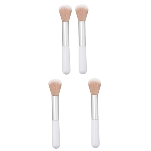 LOLIPPYY 4 Stück Teiliges Make Up Pinselset Foundation Blush Pinsel Kosmetikpinsel für Damen Synthetische Borsten Vielseitig Einsetzbar für Gesicht Praktisch für Reise und Alltag von LOLIPPYY