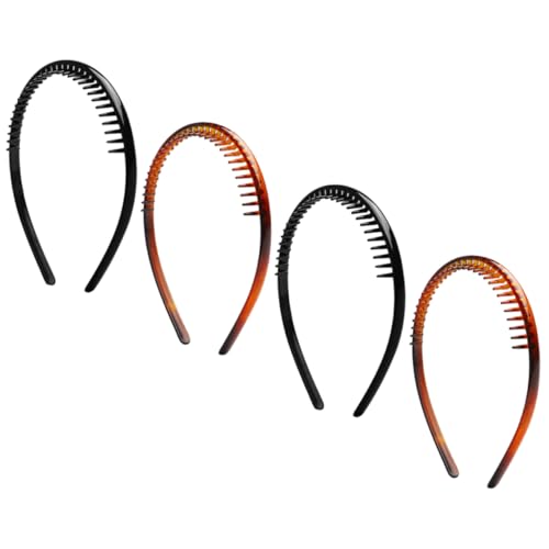 LOLIPPYY Haarreifen für Gesichtsmasken Rutschfest Flexibel für Männer und 4 Stück für Gesichtsbehandlungen und Sport von LOLIPPYY