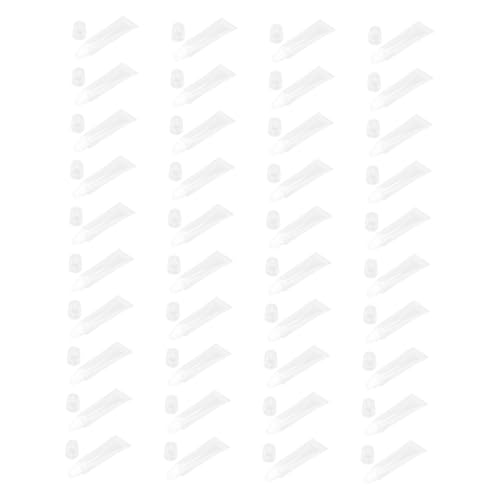 LOLIPPYY 40 Stück Lippenpflege Tuben Nachfüllbare Lippenpomade Behälter Transparent Weich Wiederverwendbar Für Lippenbalsam DIY Mädchen Kosmetik Verpackung von LOLIPPYY