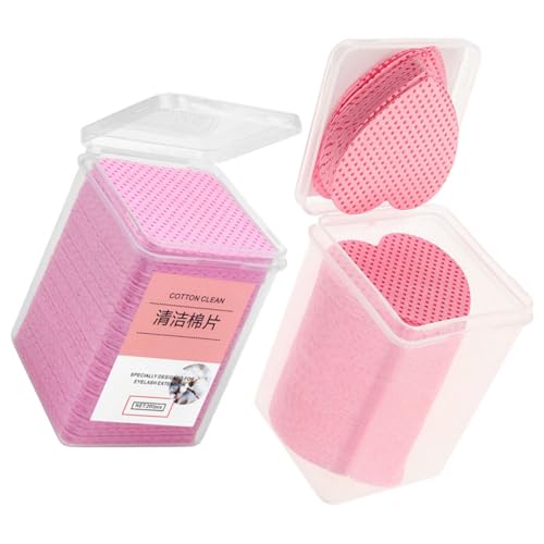 LOLIPPYY 400 Blatt Fusselfreie Nagelreinigungspads mit Hoher Saugfähigkeit Nagellackentferner Tücher für Gel Acrylnägel Kompakte Makeup entferner Pads für Unterwegs und Zuhause von LOLIPPYY