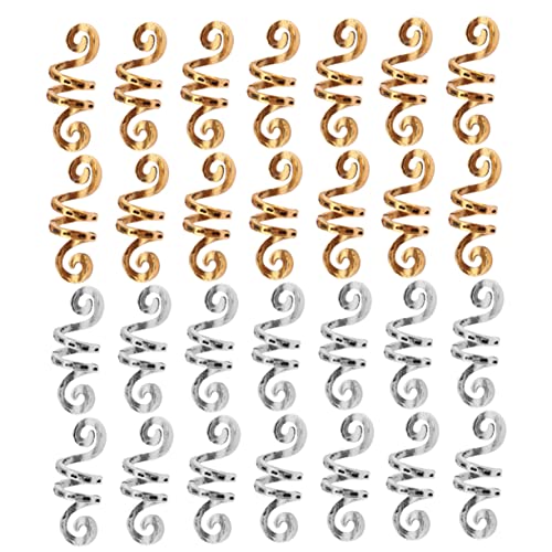 LOLIPPYY 40stücke Retro Haarschmuck Aus Legierung Filigrane Dreadlock-ringe Für Diy Haarfrisuren Und Silber Je Für Kreative Dreadlocks Und Haaraccessoires LOLIPPYY 40stücke Retro Haarschmuck Aus Legierung Filigrane Dreadlock-ringe Für Diy Haarfrisuren Und Silber Je Für Kreative Dreadlocks Und Haaraccessoires von LOLIPPYY