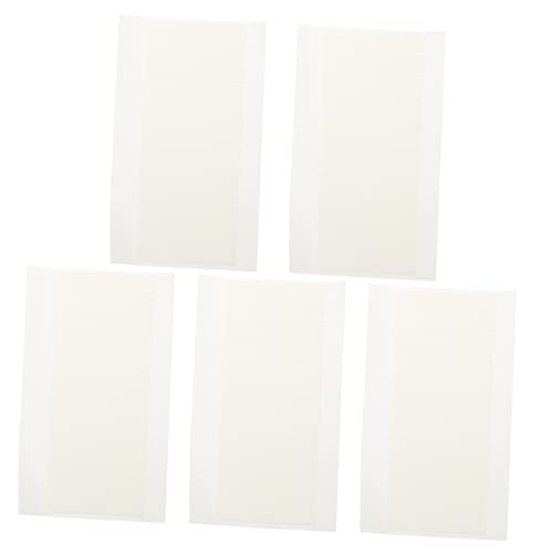 LOLIPPYY 5 Blätter doppelseitiges Klebeband wig tape klebeband doppelseitig Verlängerung Tapen Ersatz Aufkleber Haarband wasserdichtes Perückenband Lace-Front-Haarsystemband Klebstoff Weiß von LOLIPPYY