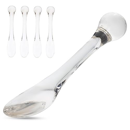 LOLIPPYY 5 Stück Augencreme Löffel Professionelle Augenmassage Applikatoren Praktisch Für Hautpflege Zinklegierung Für Augencreme Anwendung Und Entspannung Kompakt Und Tragbar Für von LOLIPPYY