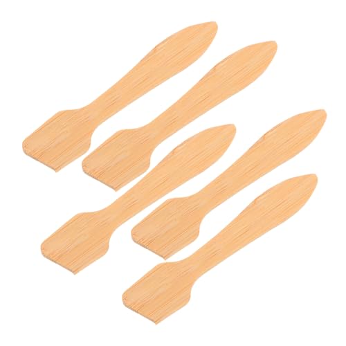 LOLIPPYY 5 Stück Gesichtsmaskenspatel Gesicht Löffel Mini-make-up-spatel Gesichtsmaske Mischwerkzeug Kosmetischer Spatel Flat Bambusspatel Gesichtsmaske Löffel Light Brown Hölzern LOLIPPYY 5 Stück Gesichtsmaskenspatel Gesicht Löffel Mini-make-up-spatel Gesichtsmaske Mischwerkzeug Kosmetischer Spatel Flat Bambusspatel Gesichtsmaske Löffel Light Brown Hölzern von LOLIPPYY