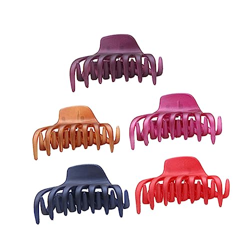 LOLIPPYY 5stücke Haarklauenclips Einfache Haarklammern Haarschmuck Für Frauen Und Mädchen Passend Für Jede Jahreszeit Und Haarfarbe Haarstyling-tool Rutschfeste Haarklammern Haarbehandlung von LOLIPPYY