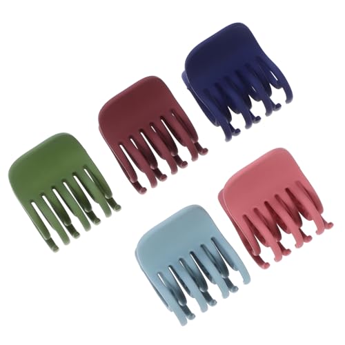 LOLIPPYY 5 Stück Teiliges Robuste Haarklammern mit Mattierter Oberfläche Vielseitig für Dutt und Pferdeschwanz Sicherer Halt für Damen und Mädchen Schonend und Komfortabel für Haartypen von LOLIPPYY