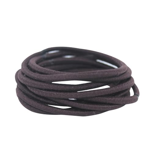 LOLIPPYY 50 Stück Haargummis aus Elastischem Nylon für Erwachsene Haarschonend Metallfrei Starke Ponytail Holder für Haartypen für Sport und Vielseitige Frisuren von LOLIPPYY